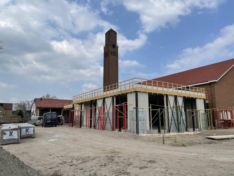 Grote verbouwing in 2021 van de Emmaüskerk in Barneveld
